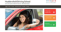 Desktop Screenshot of huddersfielddrivingschool.co.uk
